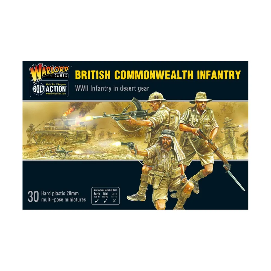 

Пехота Британского Содружества, Bolt Action - British Army (28mm)