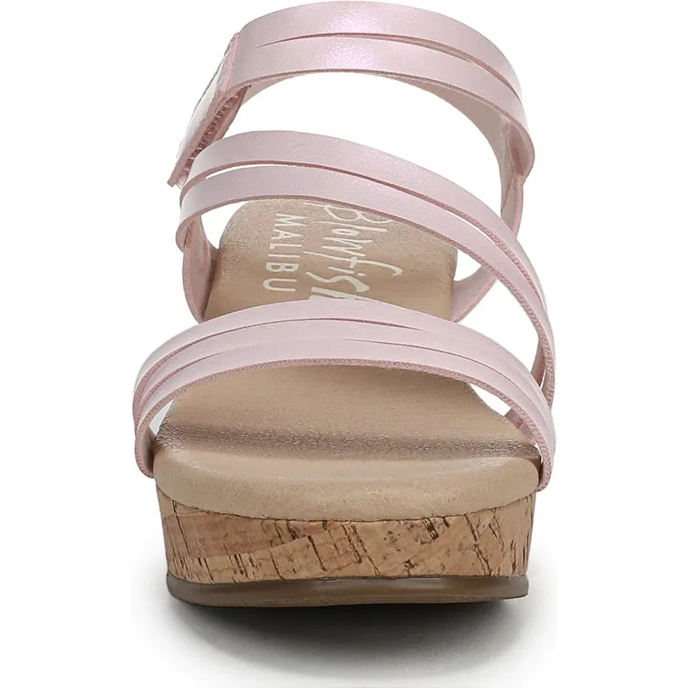 Детские сандалии на танкетке Lemonade-K Blowfish Malibu, Pink Shimmer — фото 3