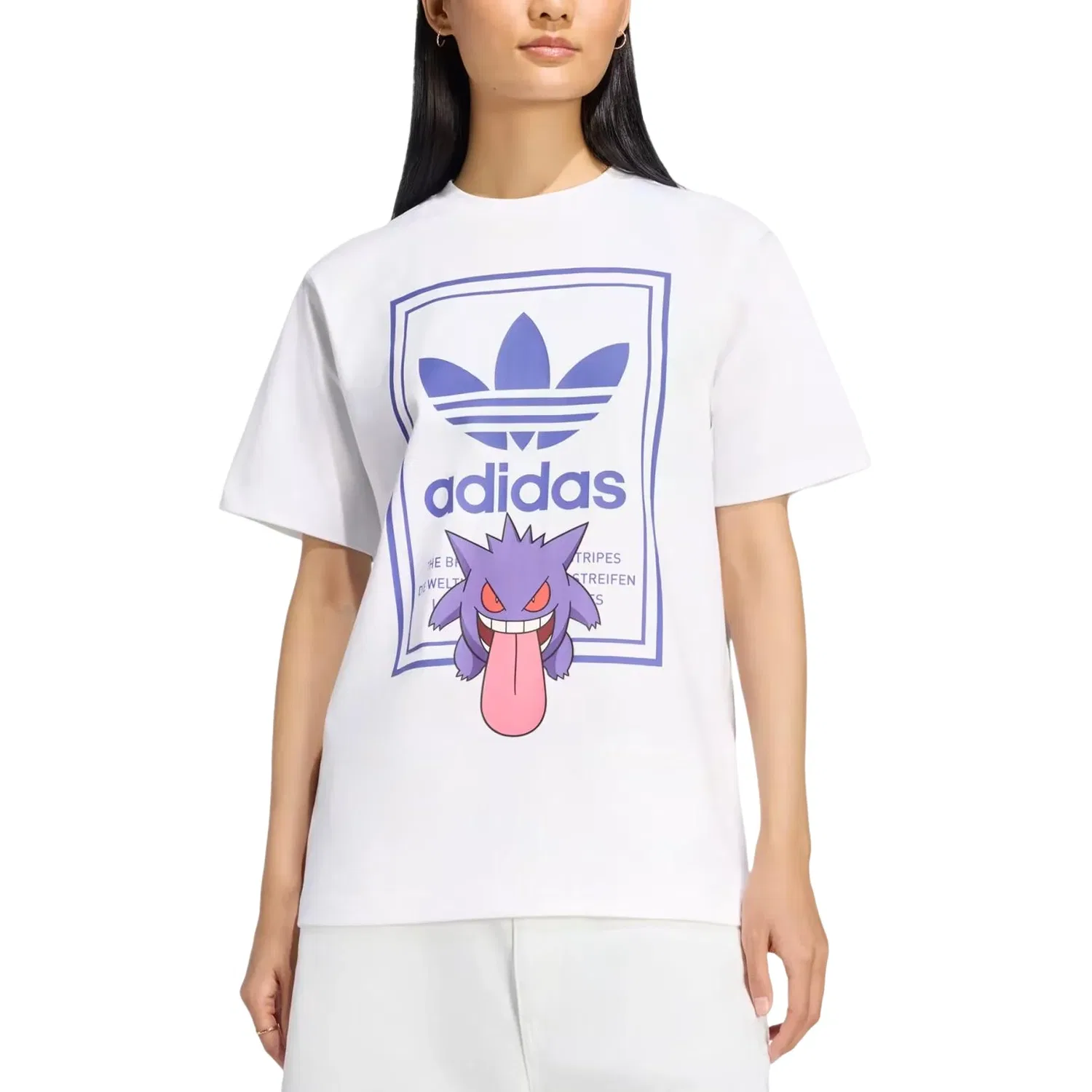 Мужская футболка Pokemon T-Shirt Tokyo 2 Asia Sizing 'White' adidas, белый — фото 2