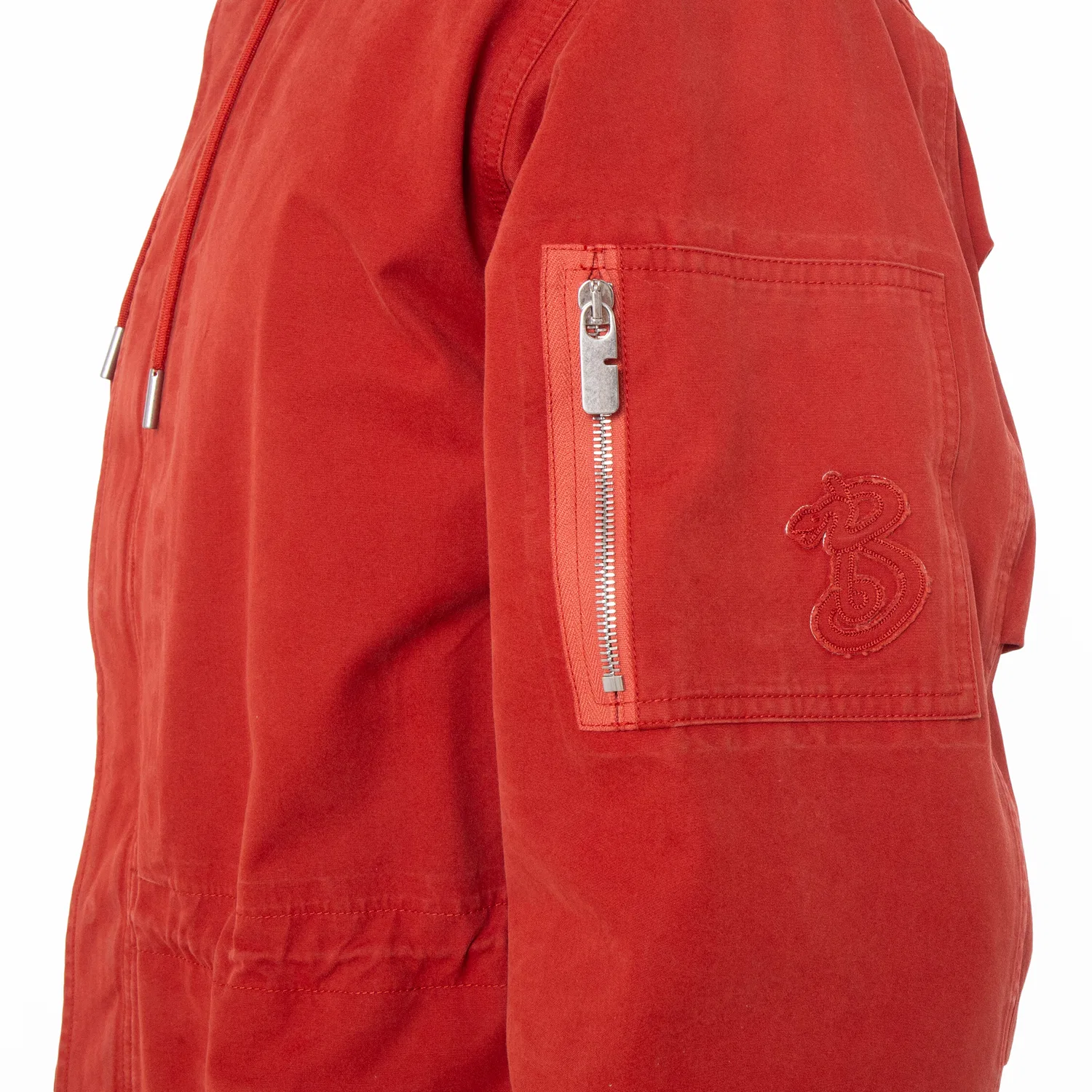 Парка мужская из хлопка Bonded Cotton Parka Burberry, Rust — фото 2