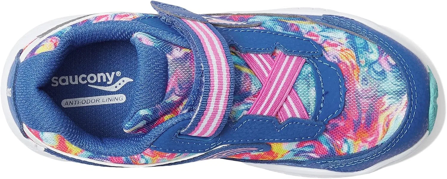 Детские кроссовки для девочек Ride 10 Jr. Saucony, Blue Swirl — фото 3
