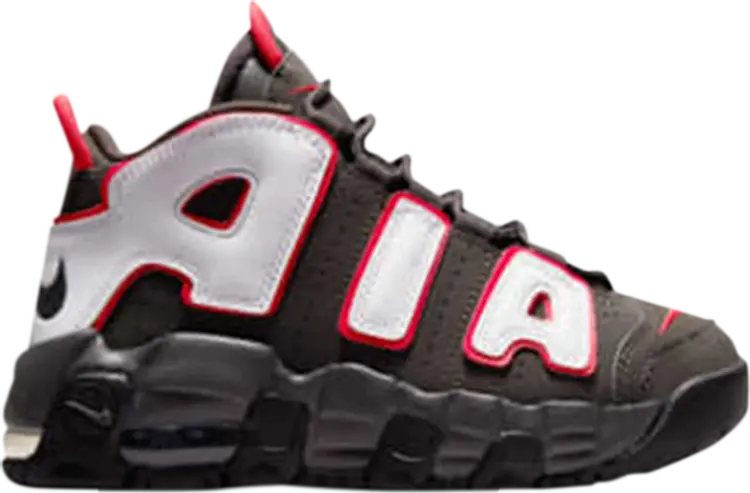 

Кроссовки Nike Air More Uptempo PS 'Medium Ash Siren Red White', черный
