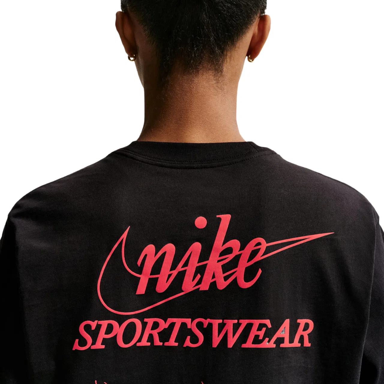 Женская футболка Classic Boxy Rose Nike, черный — фото 2