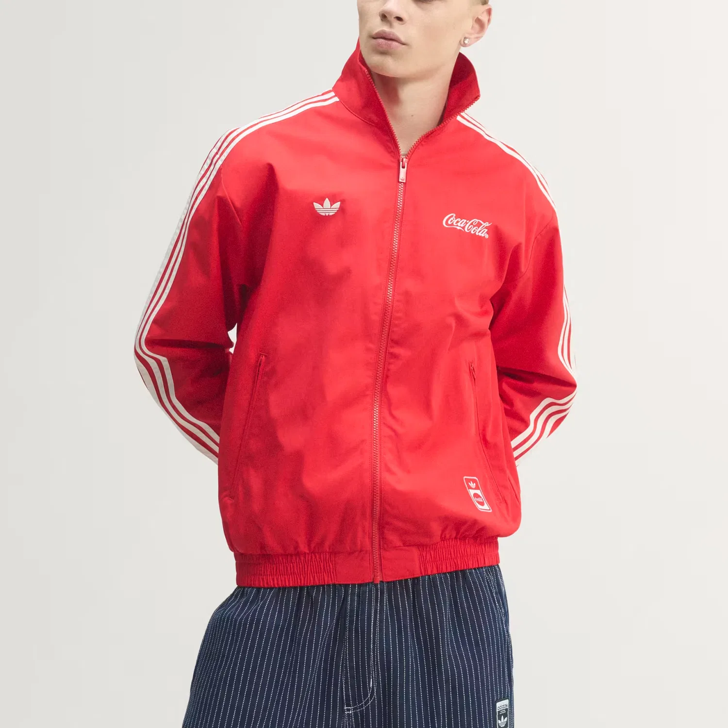 Куртка Adidas Originals X Coca Cola Firebird, Bright Red — фото 4