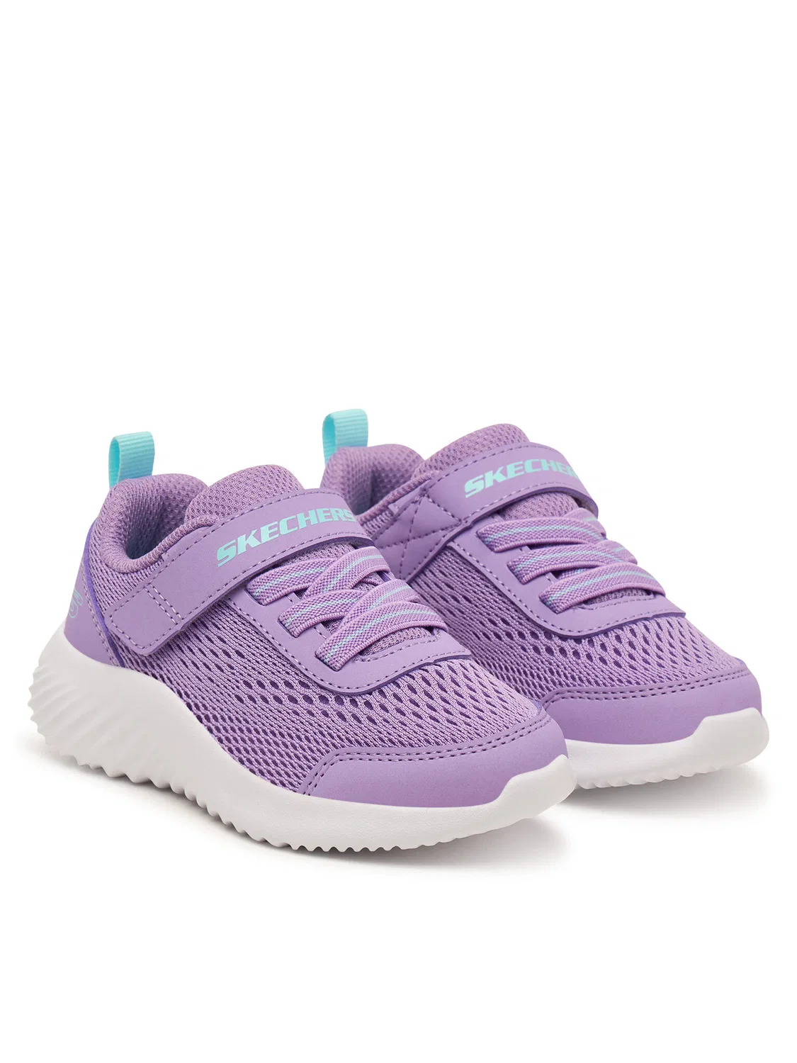 Кроссовки для девочки Bounder-Free and Easy Skechers, светло-сиреневый — фото 2