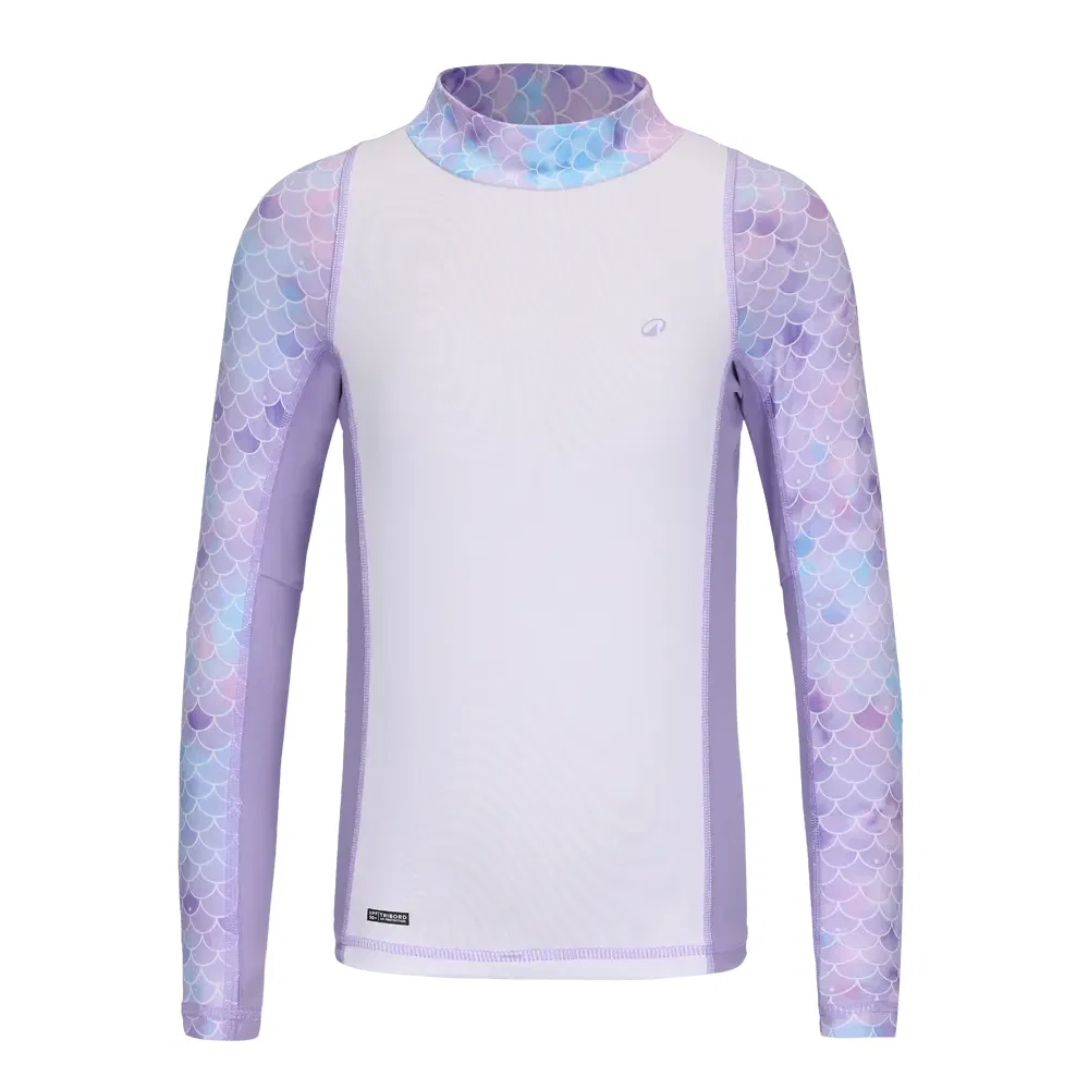 Детская футболка с принтом 500 Collection OLAIAN DECATHLON, Snow/Light Pink Purple/Lavender