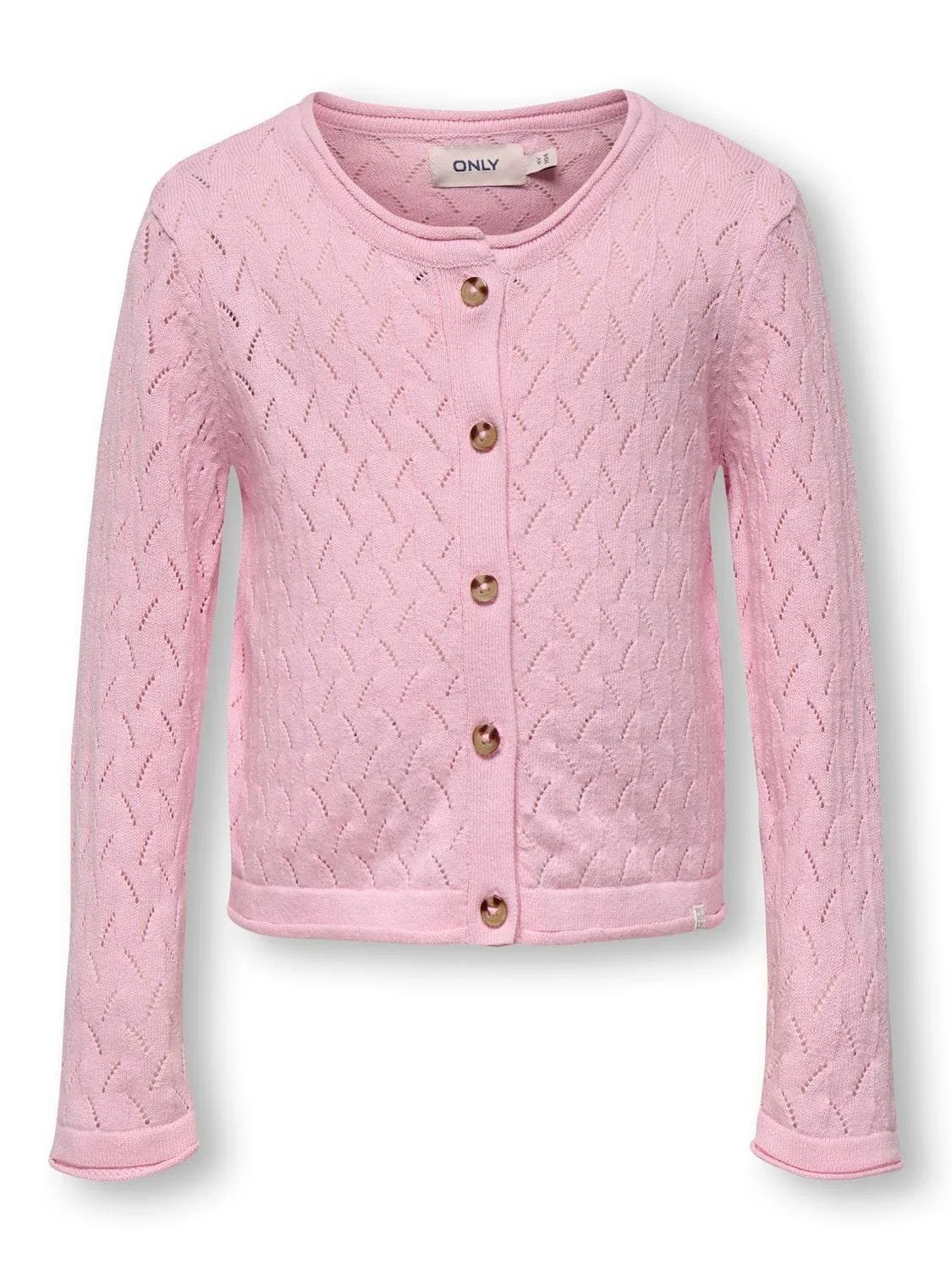 Кардиган вязаный Kmgmegan Kids Only, розовый