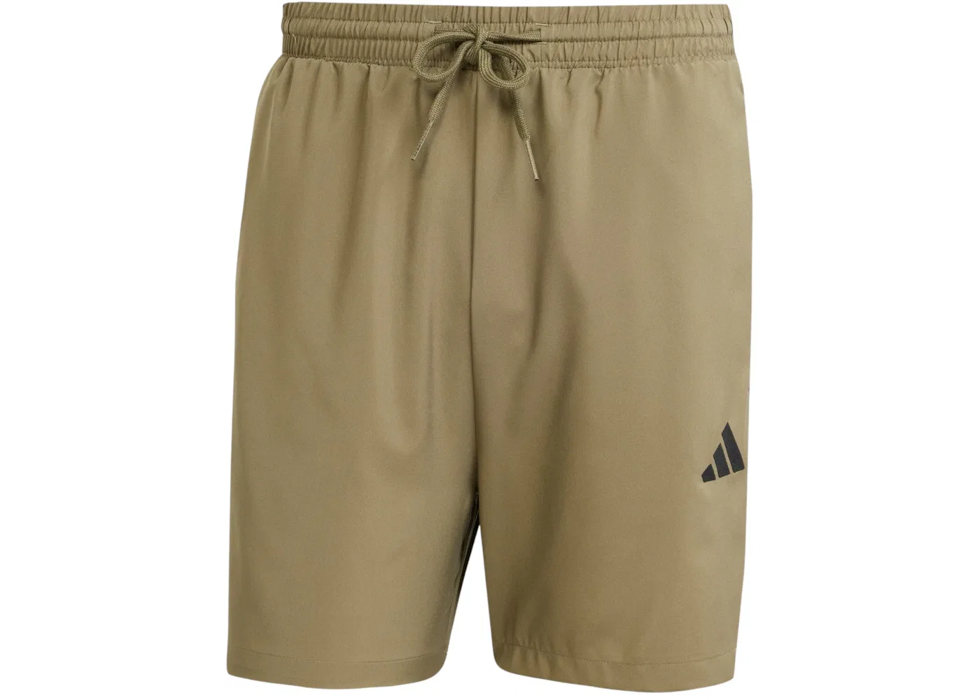 Мужские шорты с тремя полосками Adidas, Olive Strata Black