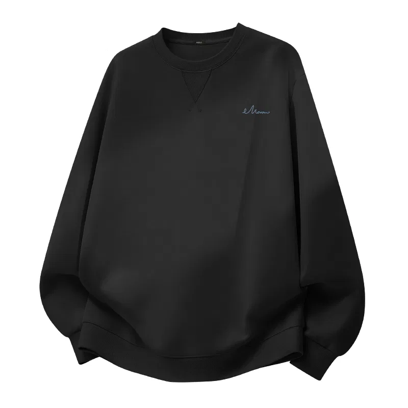 Детский свитшот с круглым вырезом Freehand Chest Logo MINISO, Spring Fall Black