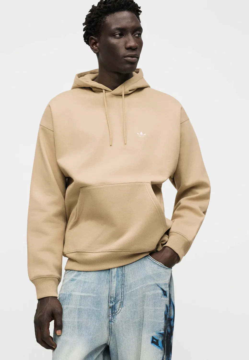 Свободная толстовка Adidas Originals, Khaki Three — фото 4