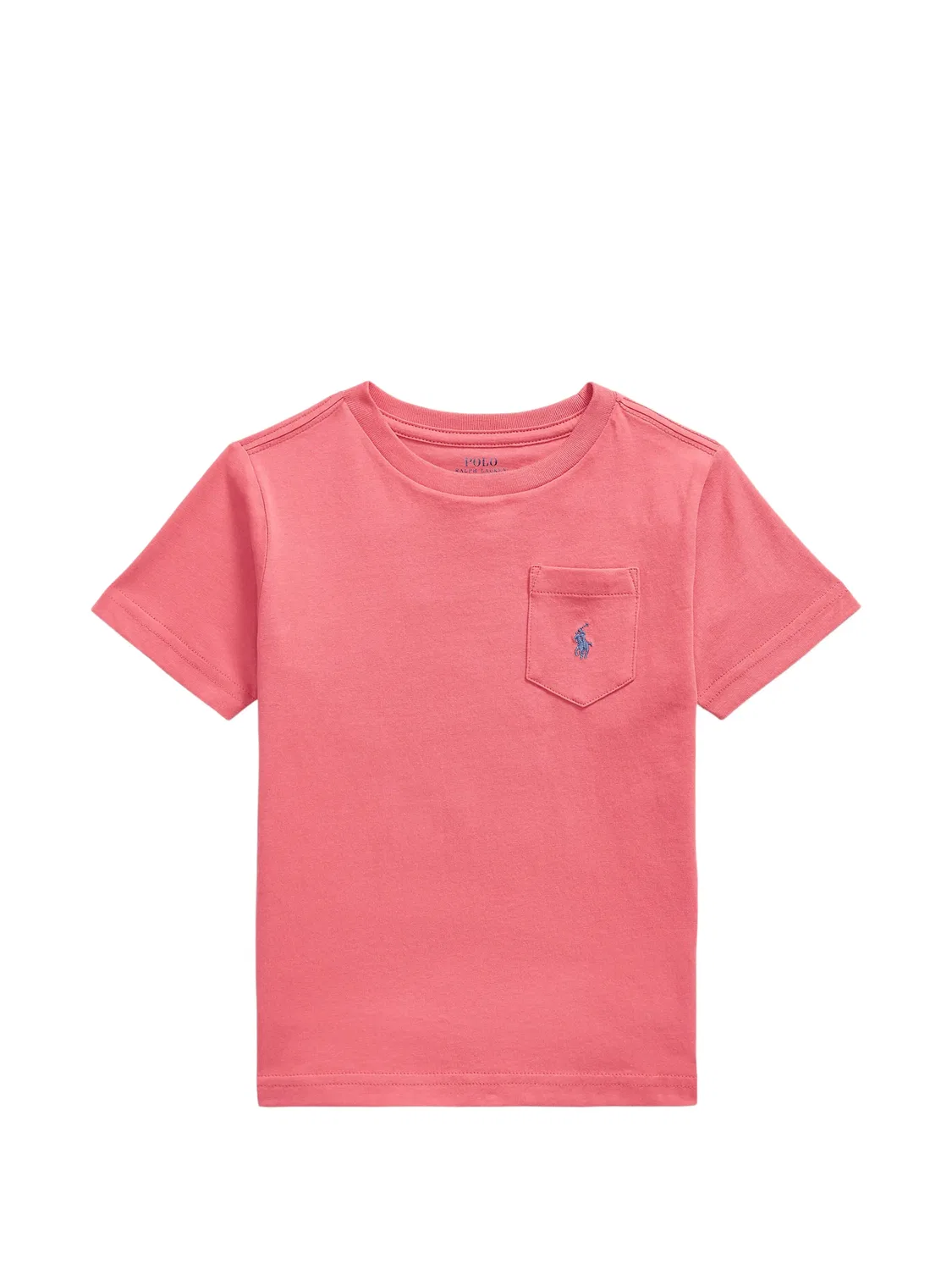 Футболка с вышивкой Polo Pony Polo Ralph Lauren Kids, розовый
