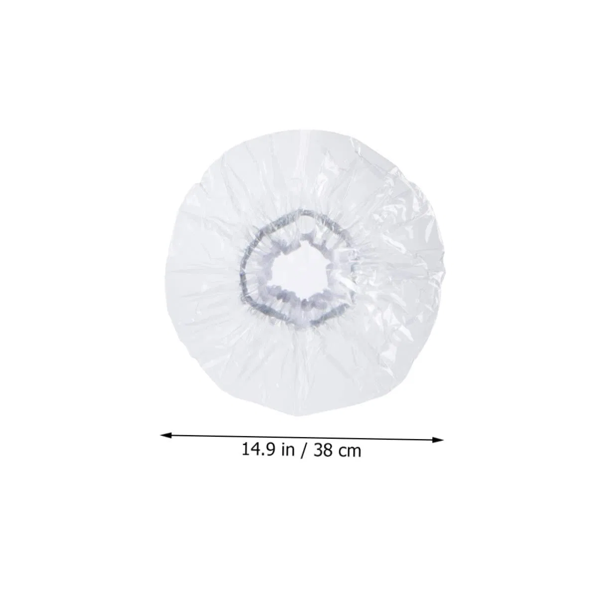 Шапочка для душа EVA, Healeved, 1 шт, 38x38 см, Transparent — фото 3