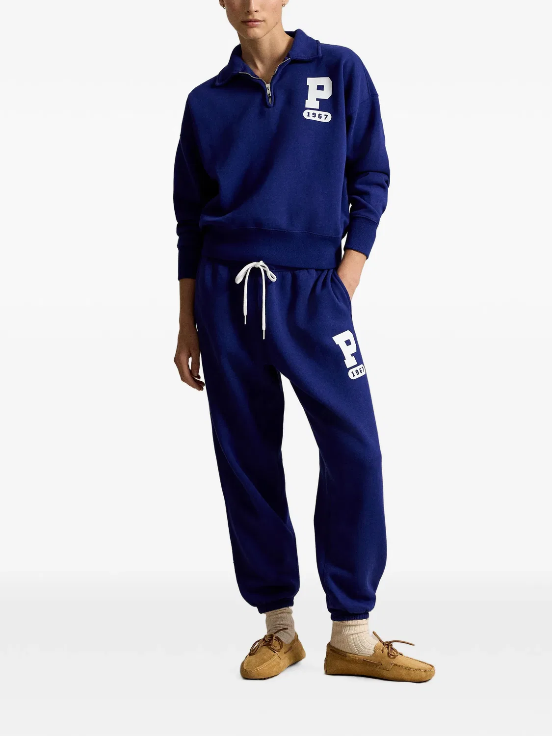 Толстовка на молнии с логотипом Polo Ralph Lauren, синий — фото 2