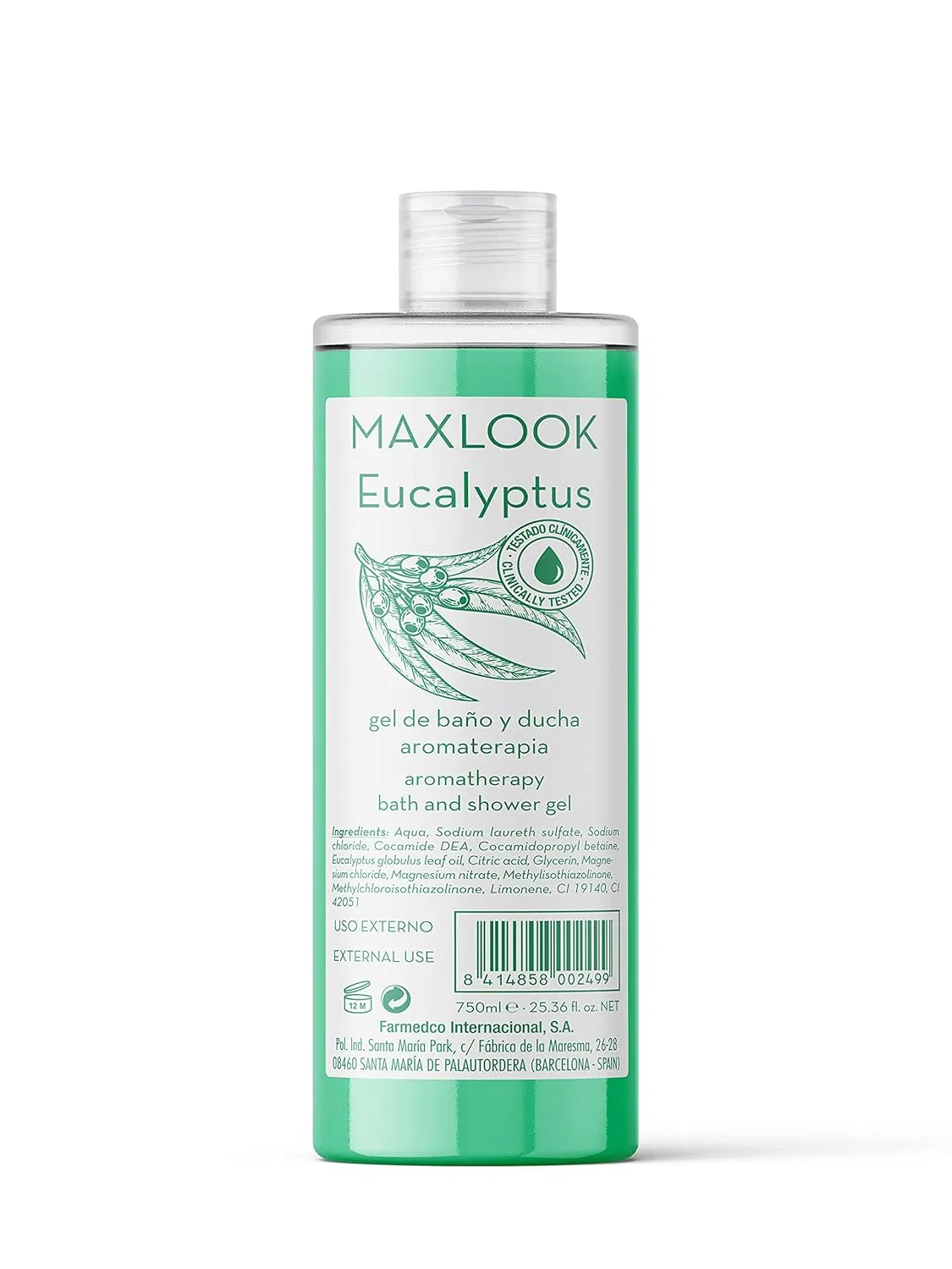 Гель для душа Eucalyptus, Maxlook, 750 мл