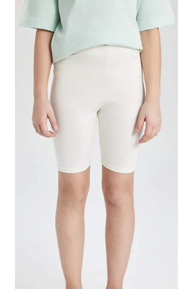 Детские спортивные леггинсы для девочек с принтом Basics Rutbil Sports, White — фото 3