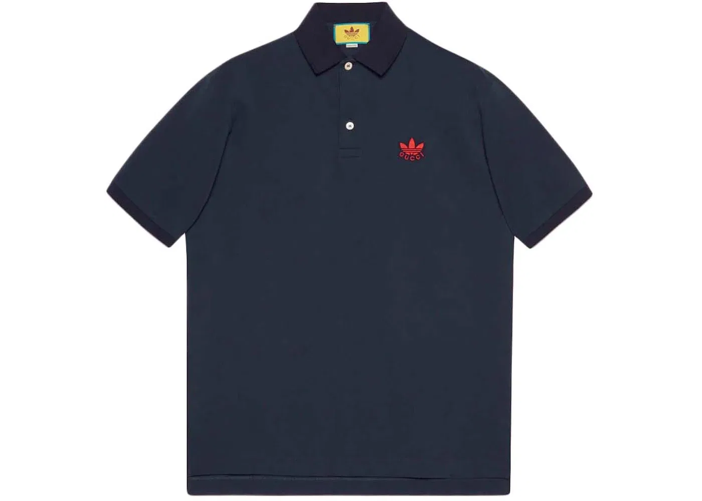 Мужское поло из хлопкового пике Polo Gucci, Dark Blue