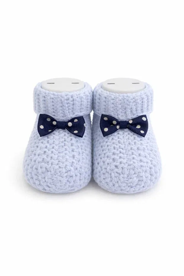 Детские пинетки трикотажные Gogobaby, Blue