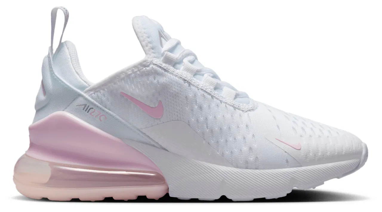 Кроссовки для мальчиков Air Max 270 Nike, цвет Pink Foam/Lt Smoke Grey/White