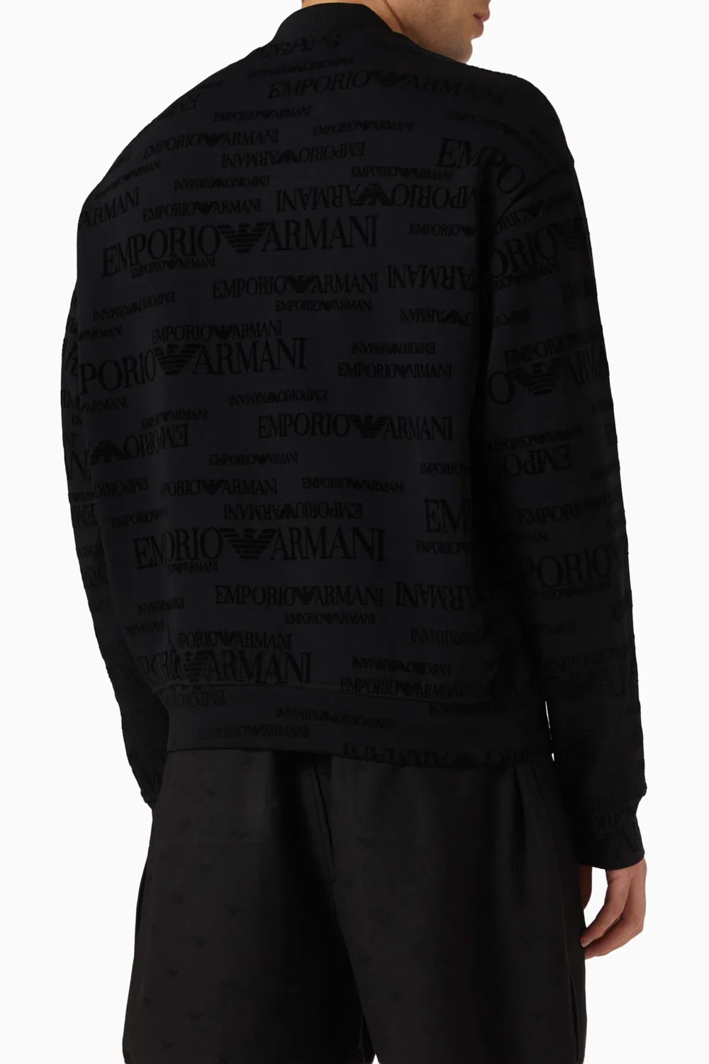 Худи с принтом логотипа Emporio Armani — фото 3
