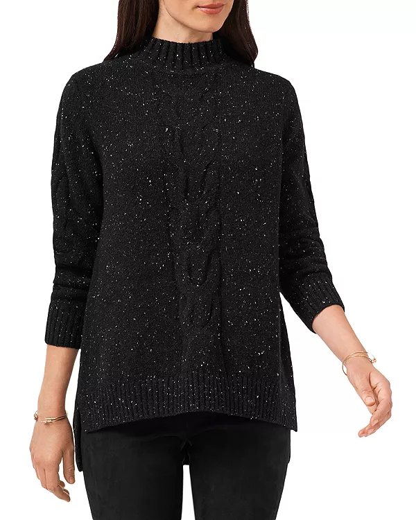 

Свитер-Водолазка крупной вязки Vince Camuto, черный