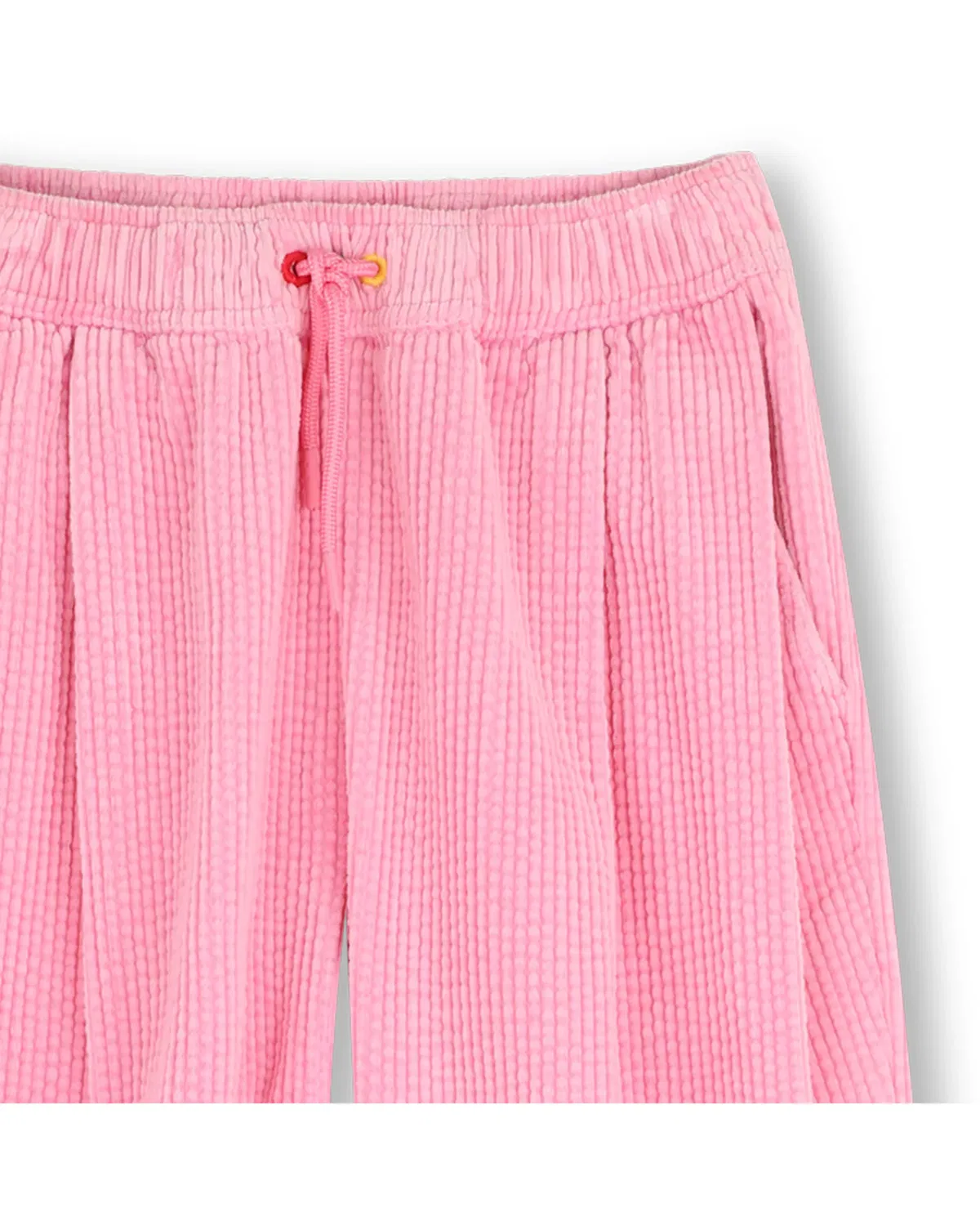 Детские брюки карго для девочек хлопковые Kenzo Kids, Rosa — фото 2