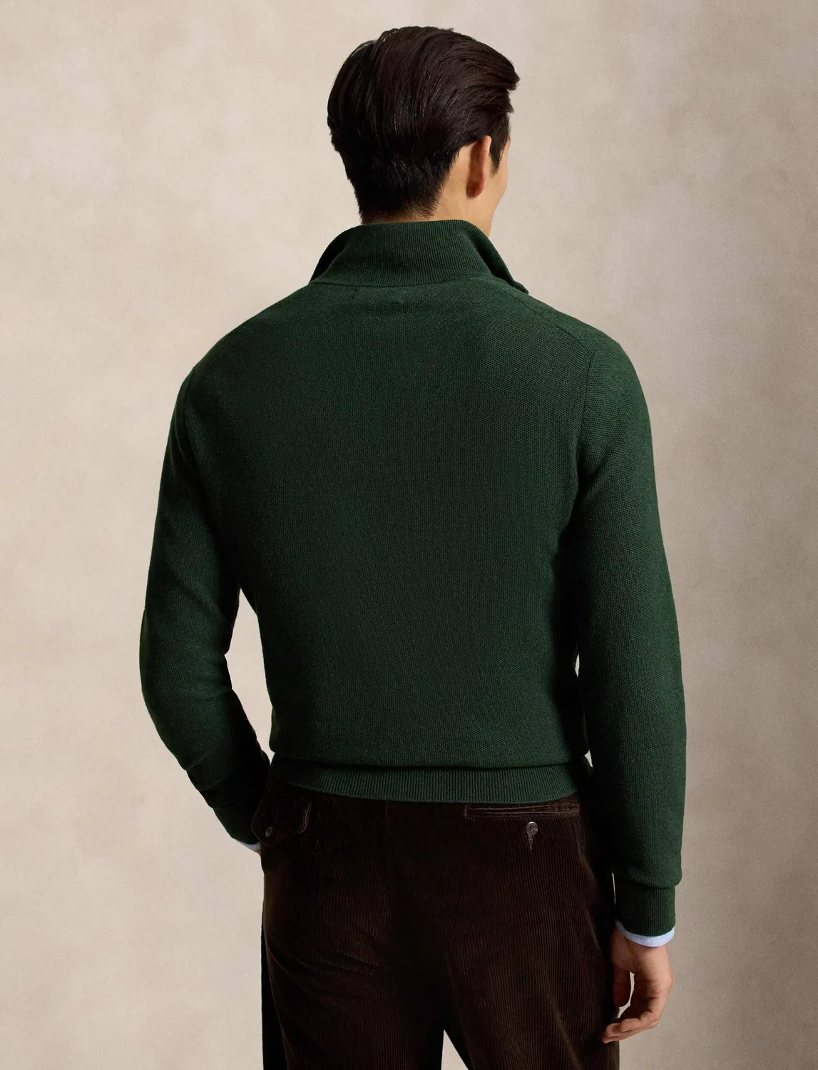 Свитер с молнией Polo Ralph Lauren, Verde — фото 3