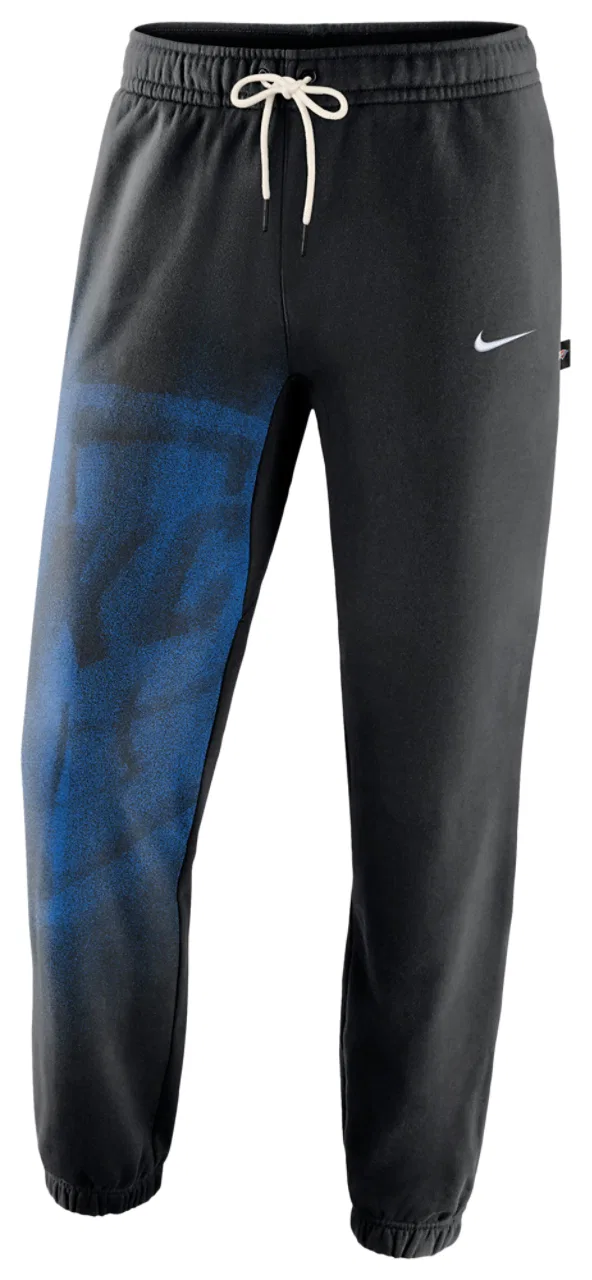 Мужские брюки с технологией Therma-FIT Thunder Basketball Icon Nike, черный/белый