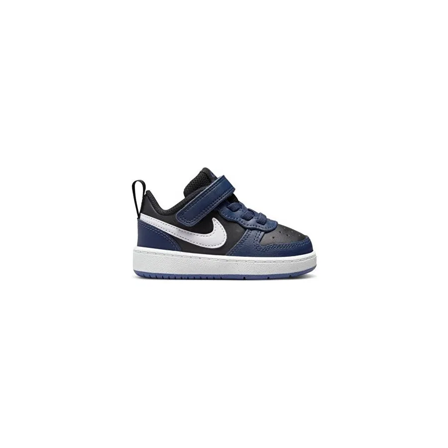 Детские спортивные кроссовки с закрытым носком Nike Court Borough Low 2 (TDV), Черный
