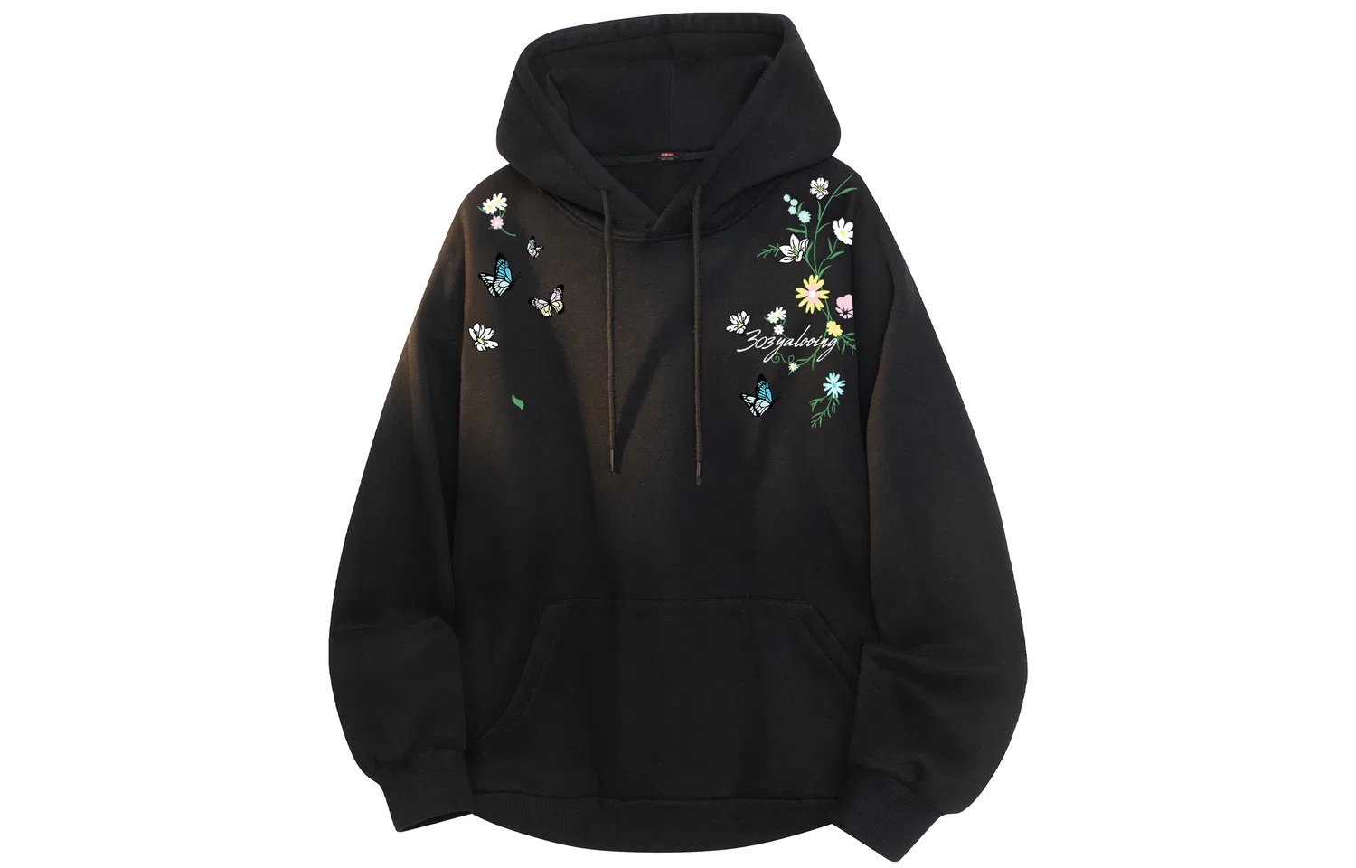 Детское худи с капюшоном, свободного кроя, Unisex Hooded Moderate Regular, YALU — фото 3