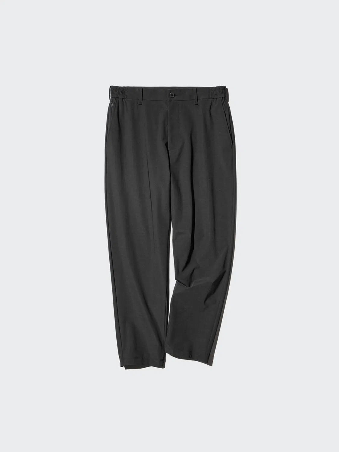Брюки с высокой эластичностью Uniqlo, черный