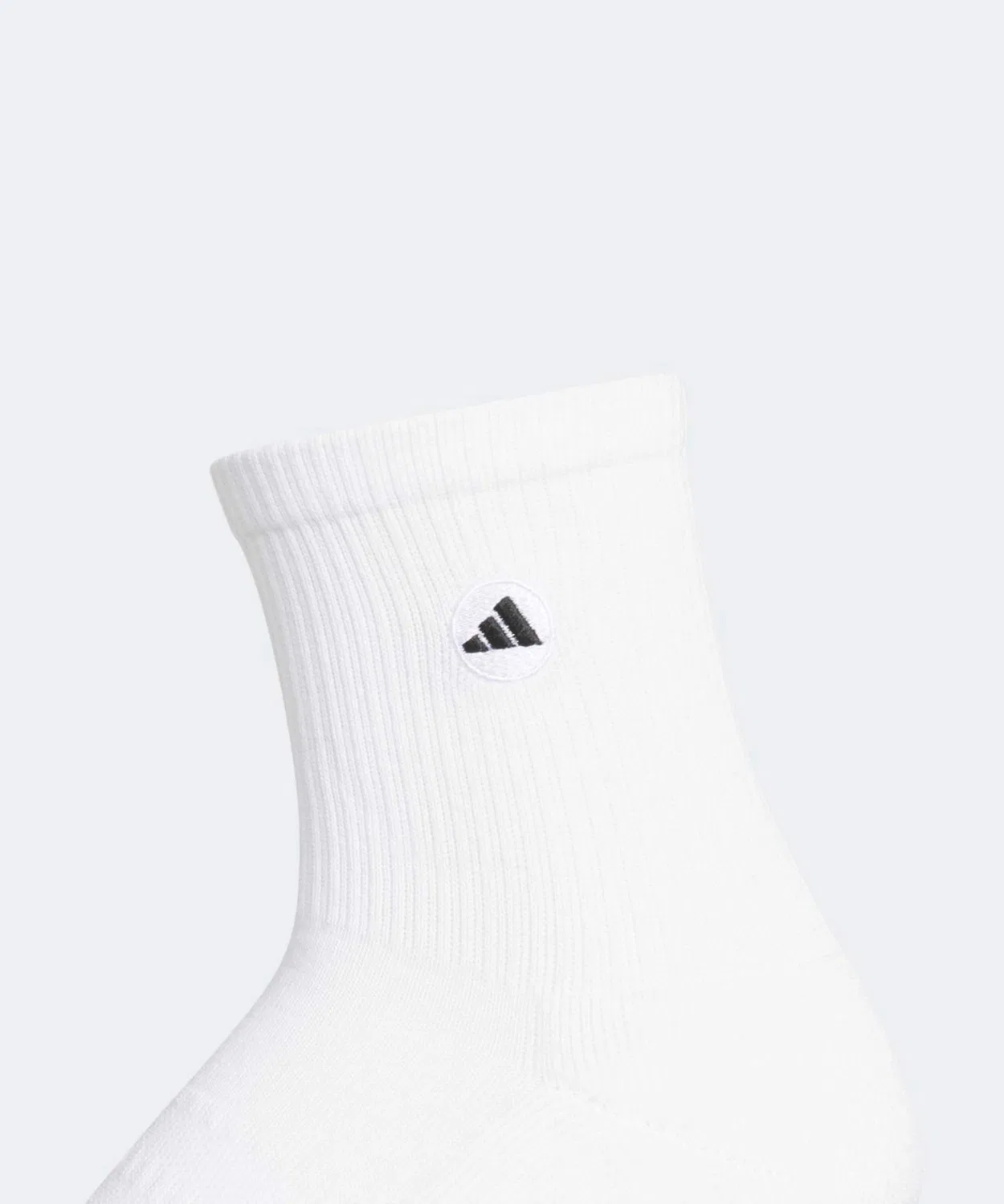 Мужские/Женские носки для гольфа с падами, модель Half Crew Adidas, White — фото 3
