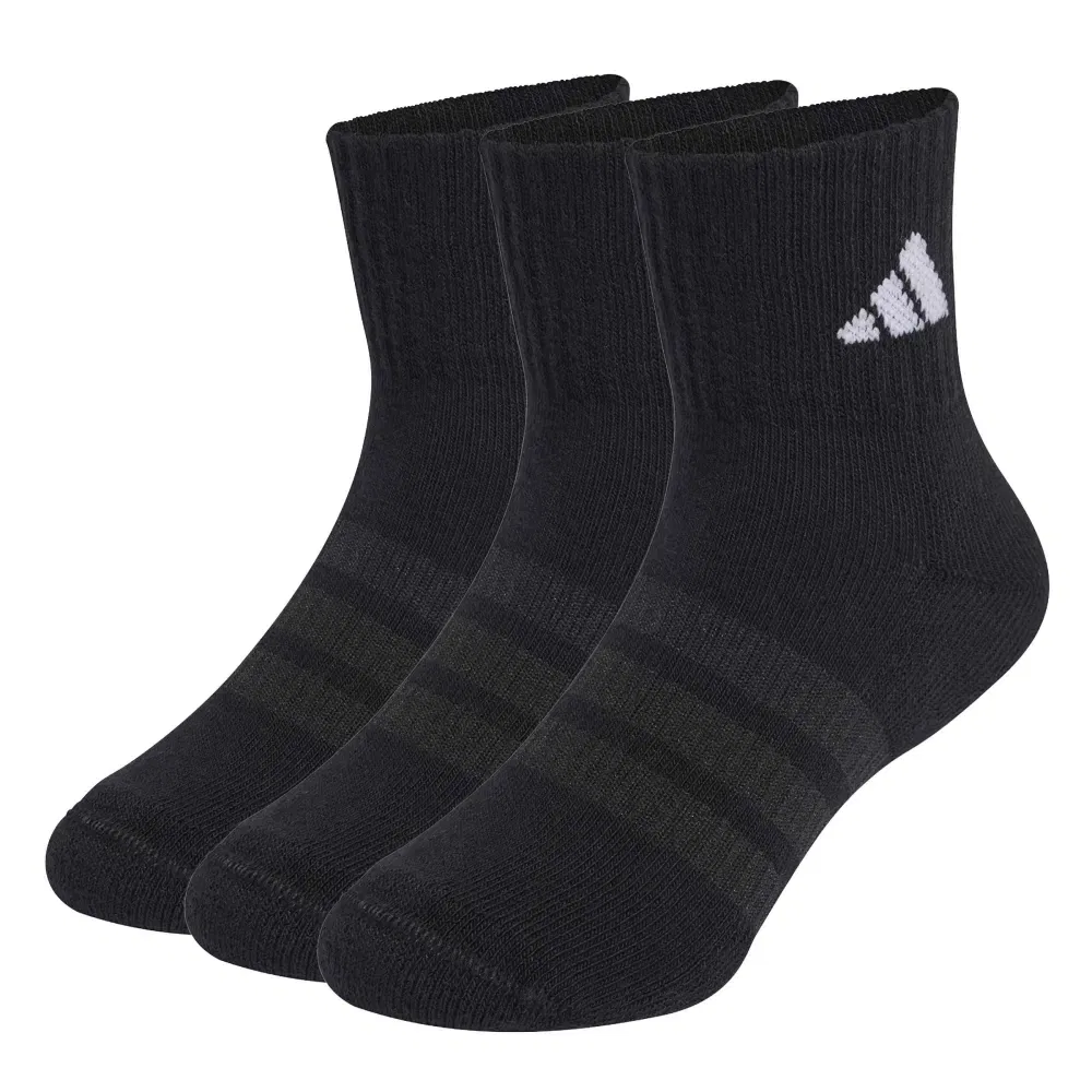 Носки спортивные Adidas Cushioned Sportswear Ankle, 3 пары, черный
