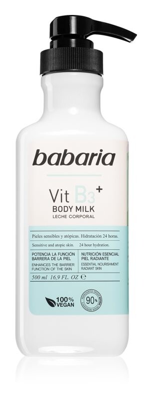 

Смягчающее, увлажняющее молочко для тела для всех типов кожи Babaria Vitamin B3