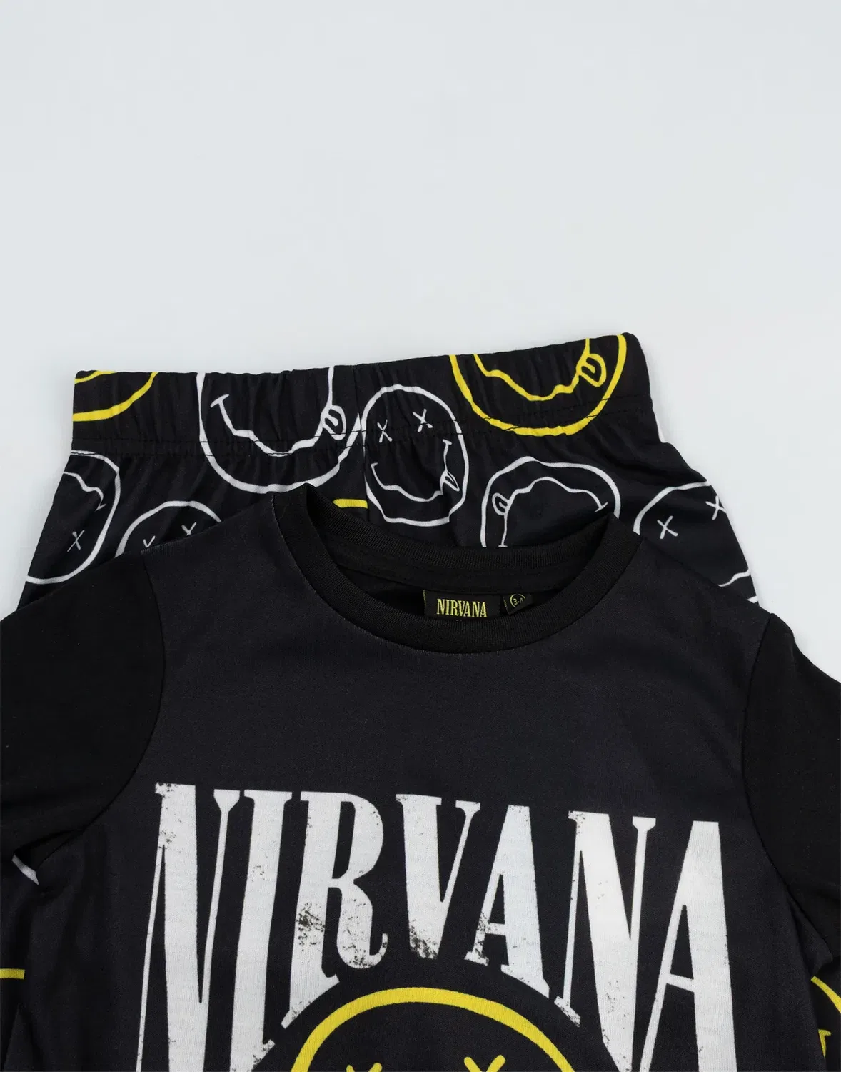 Детский комплект пижамы с длинным рукавом и длинными штанинами Nirvana, Black — фото 3