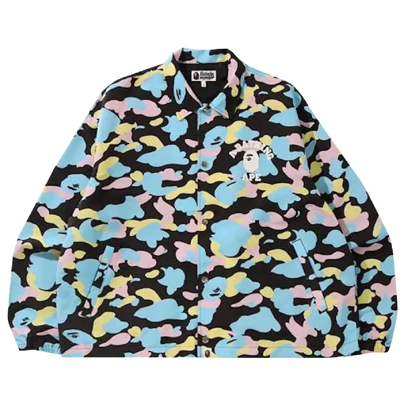 

Куртка Bape New Multi Camo Relaxed Coach, разноцветный