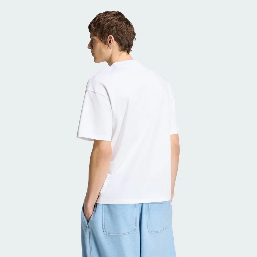Футболка свободного кроя Trefoil Essentials Loose Tee adidas, Белый — фото 2