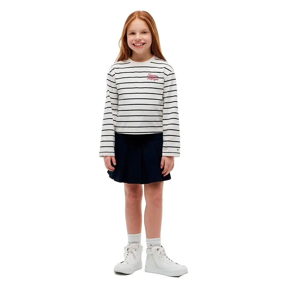 Детская футболка с длинным рукавом Tommy hilfiger, White — фото 4