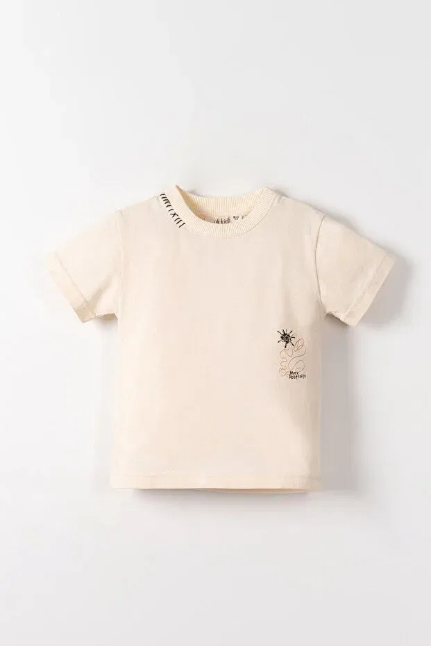 Мужская футболка с принтом Nk Kids, Cream