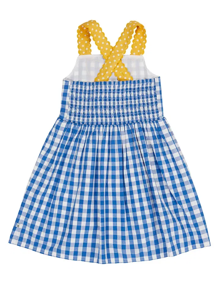 Платье с принтом Daisy Frugi, синий — фото 3