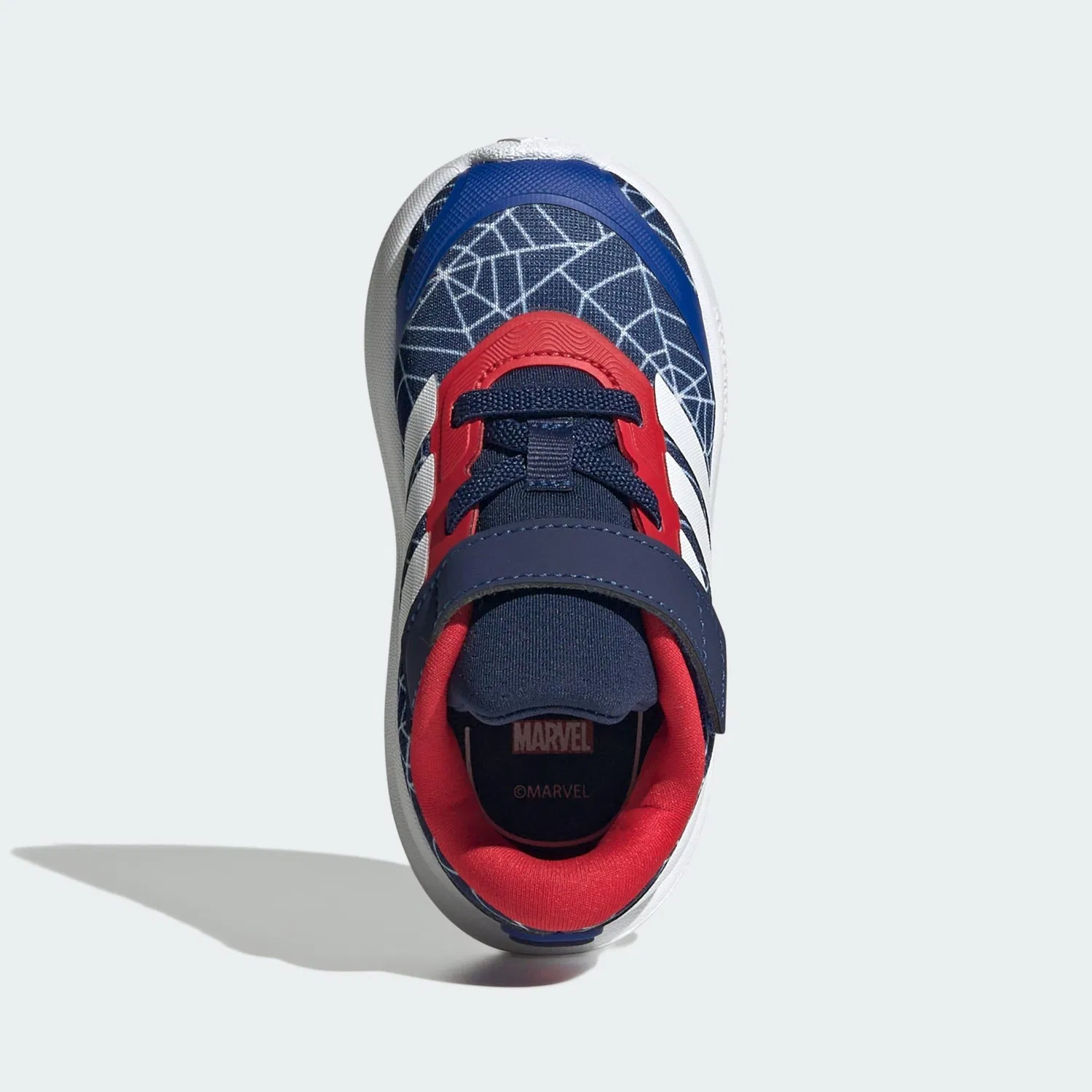 Детские кроссовки с принтом Spider-Man Runfalcon 6 Adidas, Darkblau Weiss Hellrot — фото 2