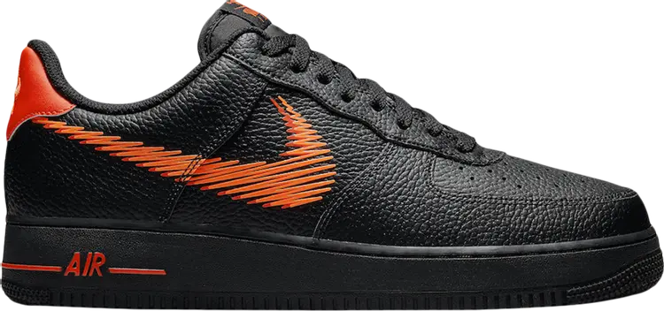 

Кроссовки Nike Air Force 1 Low 'Zig Zag', черный, Черный;серый, Кроссовки Nike Air Force 1 Low 'Zig Zag', черный