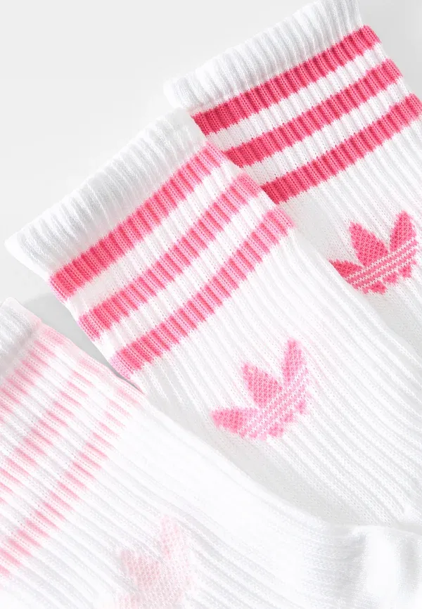 Комплект из 3 пар носков унисекс 3S Crew S Adidas Originals, розовый — фото 2