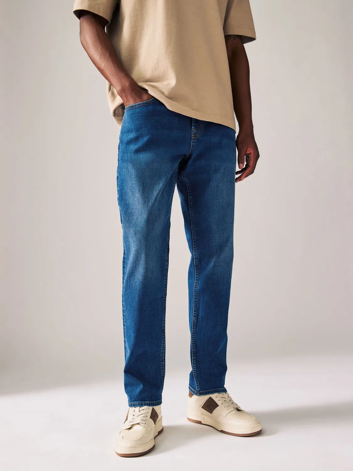 Джинсы, Slim Fit, Classic Stretch Next, синие