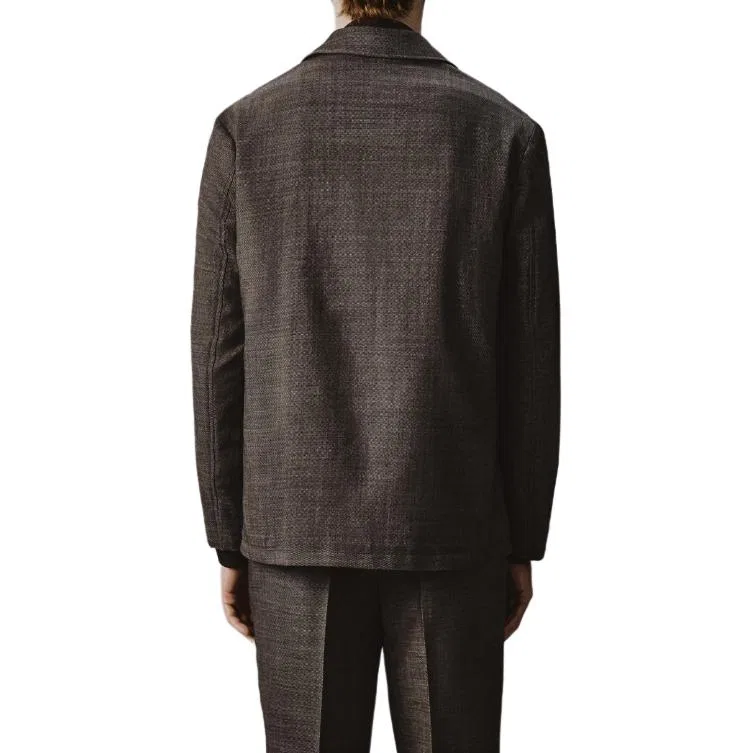 Костюм классический коричневый ZARA, Brown — фото 3