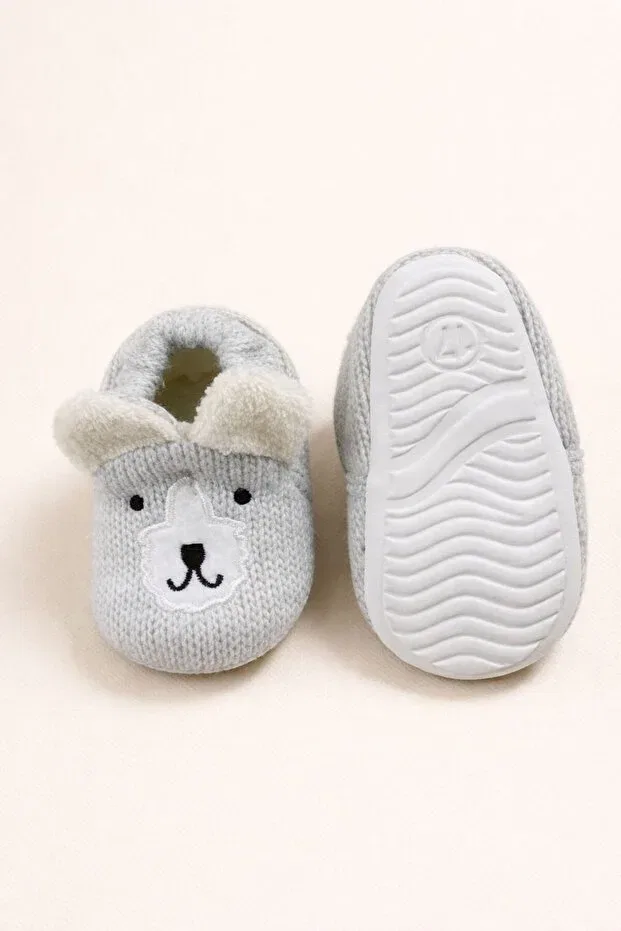 Детские пинетки для новорожденных с органическим вкладышем Numix Baby Kids, Gray — фото 3