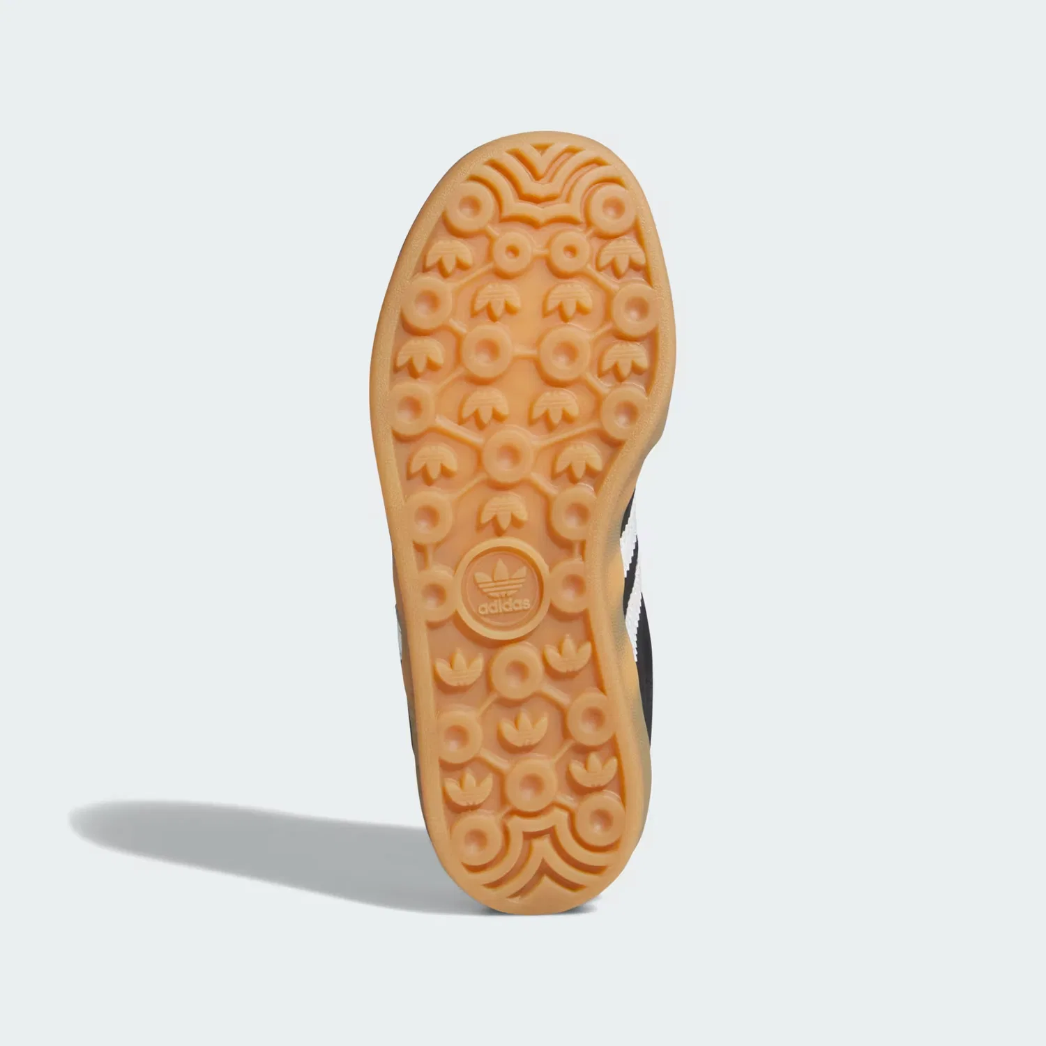 Детские кроссовки из замши Gazelle Indoor Adidas Originals, Core Black/Cloud White/Gum — фото 3