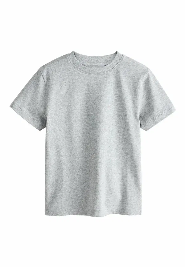 Футболка хлопковая Basic T-shirt Next, Green, White, Rust, Grey, белый/черный/синий/зеленый/серый — фото 3