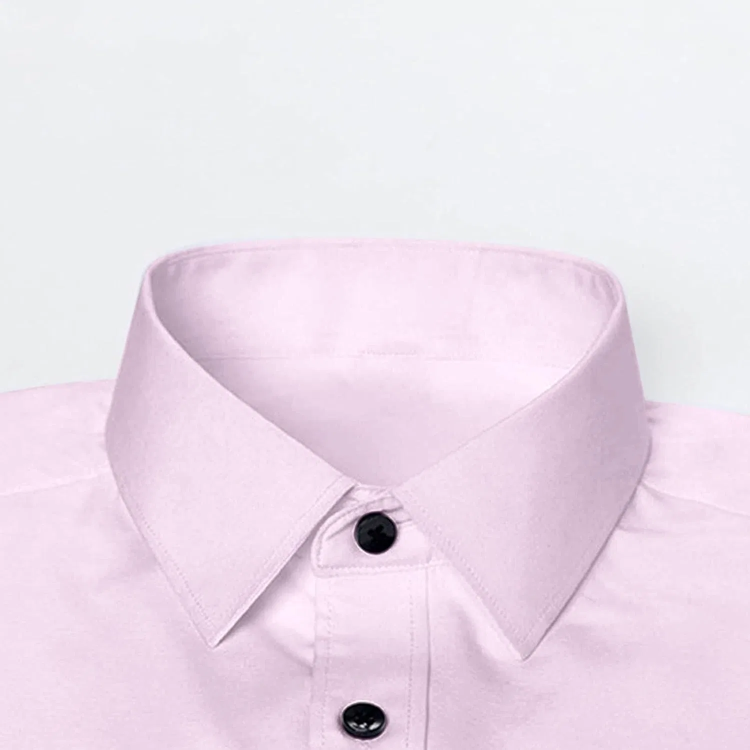 Мужская рубашка с лацканом Long Sleeve Stretch Formal, Pink — фото 3