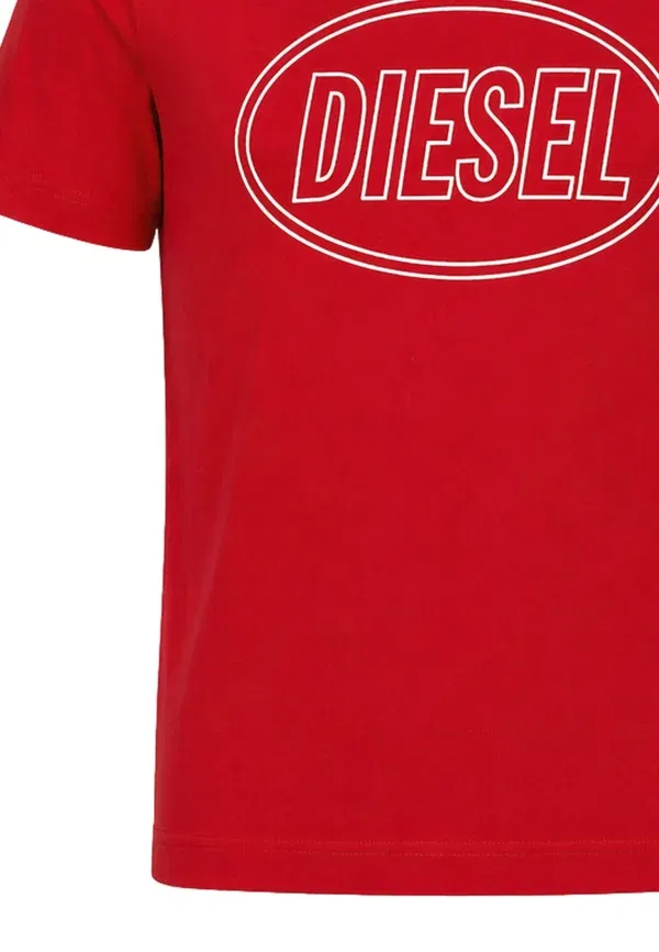 Футболка Diesel, красный — фото 4