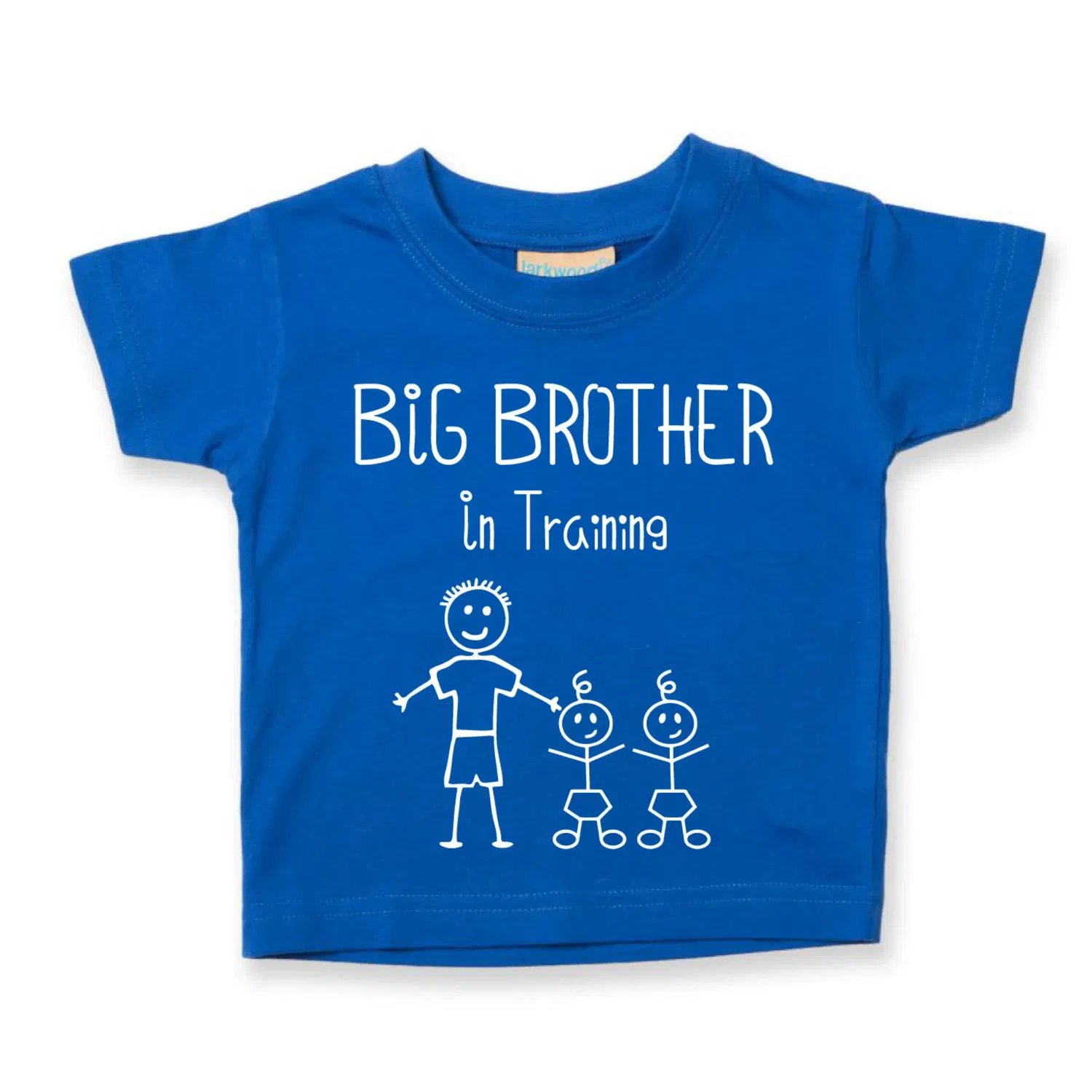 Футболка для мальчика Big Brother In Training Twins 60 Second Makeover, синий — фото 2